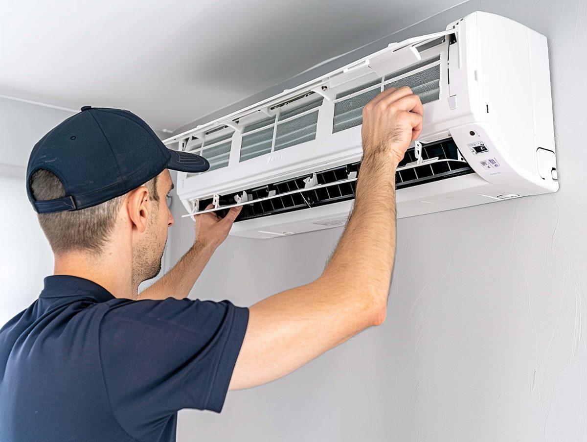 AC unit installation