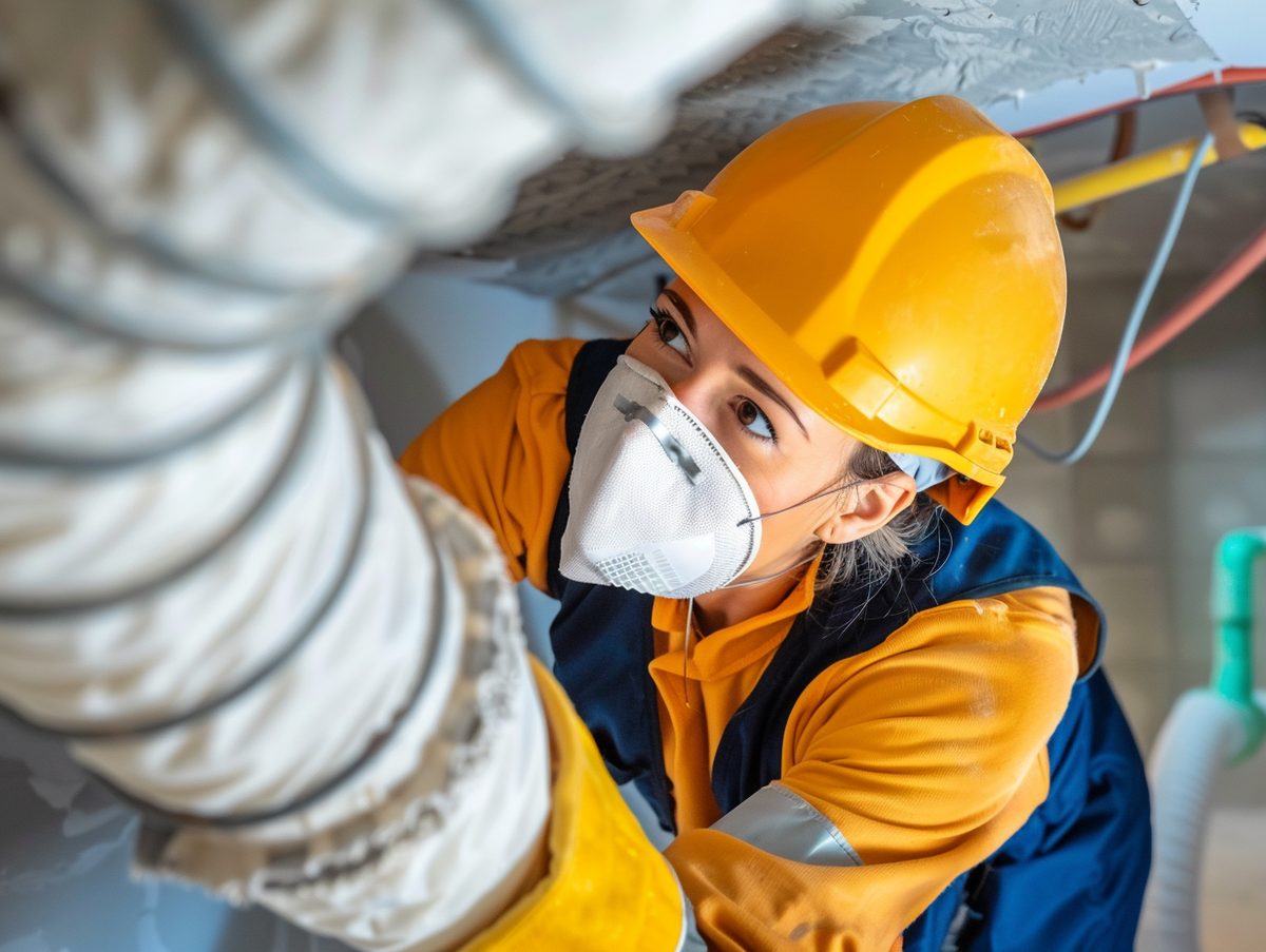 HVAC maintenance and ductwork